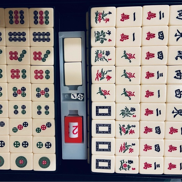 Other  Asian Home Traditional Chinese Version Mahjong Game Set